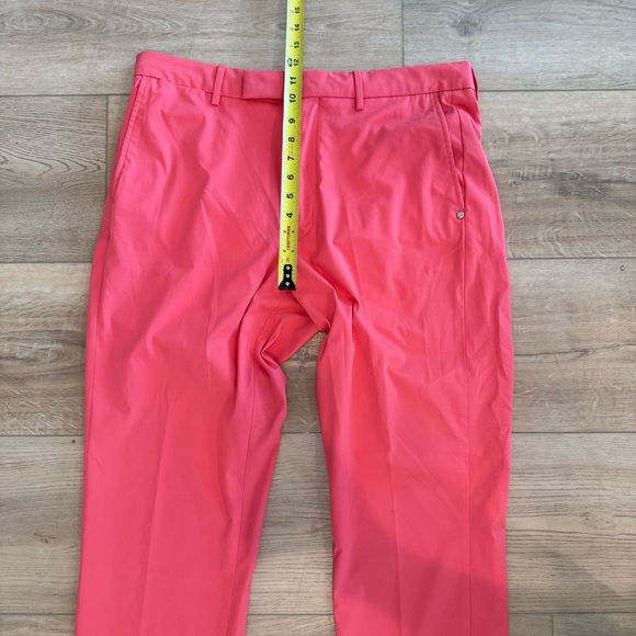 Ralph Lauren RLX Tailored Fit Performance Twill Pink Golf Pants Men's 35/32 EUC - Picture 13 of 14